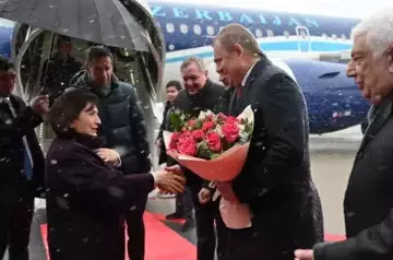 Sahiba Gafarova arrives in Russia 