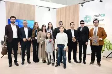 Leyla Aliyeva, Arzu Aliyeva visit inclusive exhibition at COP29