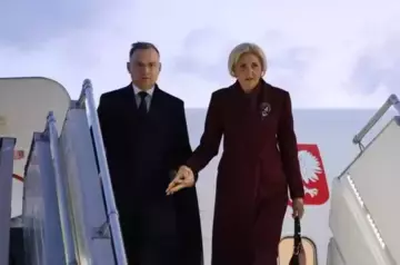 President of Poland arrives in Armenia