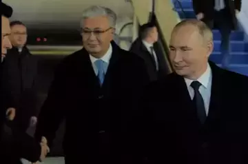 Putin begins visit to Kazakhstan