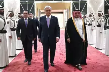 Kazakh President arrives in Qatar for working visit