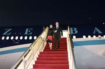 Ilham Aliyev arrives in China on state visit