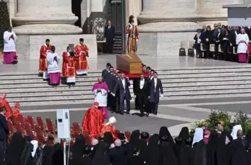 Sahiba Gafarova attends funeral of Pope Francis
