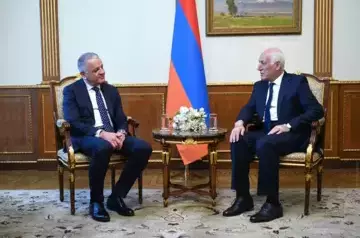 Khachatryan, Maragos discuss Armenia-EU partnership