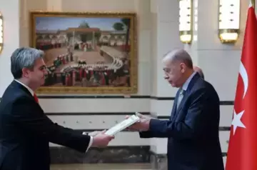 New Georgian Ambassador presents credentials to Erdoğan