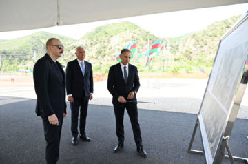 Ilham Aliyev visits Lachin region