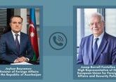 Azerbaijani Foreign Minister and EU High Representative discuss attacks on Barda