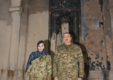 Ilham Aliyev and Mehriban Aliyeva visit liberated Aghdam 
