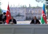 Leaders of Azerbaijan and Turkey signed Shusha declaration