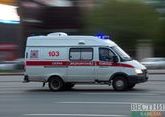 Ambulance burned down in North Kazakhstan
