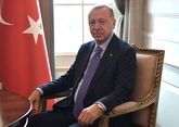 Erdogan congratulates Azerbaijan on Victory Day