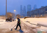 Blizzard in Moscow (photo report)