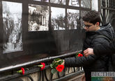 Azerbaijan observes moment of silence for Black January martyrs