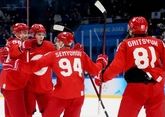 Russia&#039;s ice hockey team defeats Denmark 2-0 at Winter Olympics