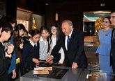 Nursultan Nazarbayev visits children&#039;s exhibition