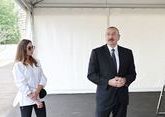 Ilham Aliyev and Mehriban Aliyeva visit Fuzuli, Jabrayil districts