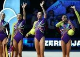 Azerbaijani team takes bronze in all-around at European Rhythmic Gymnastics Championships