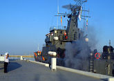 Azerbaijani Navy ships enter Russian port