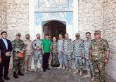 Iranian military delegation visits Azerbaijan&#039;s Aghdam district