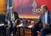 Russian FM currently meeting with UN chief on sidelines of G20 summit