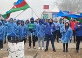 Rally on Azerbaijan&#039;s Lachin road continues for the 4th week