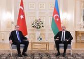 Ilham Aliyev and Recep Tayyip Erdogan hold talks in Baku
