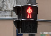 Traffic light identifies violating pedestrians in Moscow