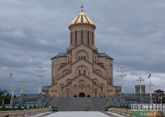 Saint Matrona icon depicting Stalin  replaced in main temple of Tbilisi