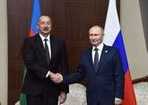 Vladimir Putin congratulates Ilham Aliyev on victory in presidential election
