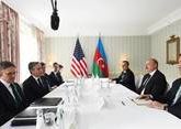 Ilham Aliyev meets with Head of US State Department