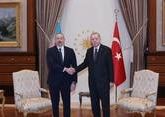 Aliyev and Erdoğan meet in Ankara