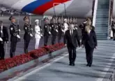 Vladimir Putin arrives in Uzbekistan on state visit