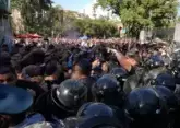 Dozens detained at rally in Yerevan