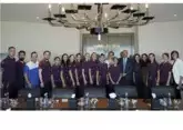AGF Vice President meets with gymnasts heading to Paris Olympics