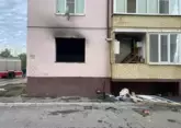 Gas ignited apartment building in Kizilyurt