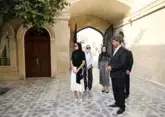 Mehriban Aliyeva visits restored mosque in Ahmadli settlement