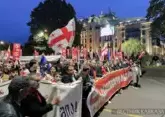 Opposition rally held in Tbilisi once again