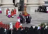 Sahiba Gafarova attends funeral of Pope Francis