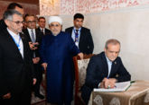 Masoud Pezeshkian visits Bibiheybat mosque in Baku