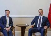 Turkish Foreign Minister Hakan Fidan arrives in Moscow