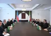 Ilham Aliyev and Masoud Pezeshkian meet in Khankendi