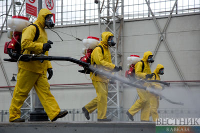 Moscow Kiyevsky railway station sanitised (photo report)