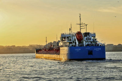 Azerbaijan's tanker "Lachin" starts its first run