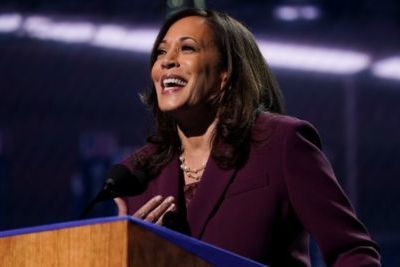 Kamala Harris makes history as U.S. vice presidential candidate