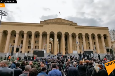 Opposition ends protest in Tbilisi before curfew