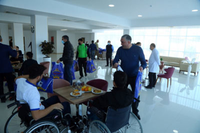 Representatives of Azerbaijani parliament and Defense Ministry visit wounded in Karabakh war (PHOTO/VIDEO)