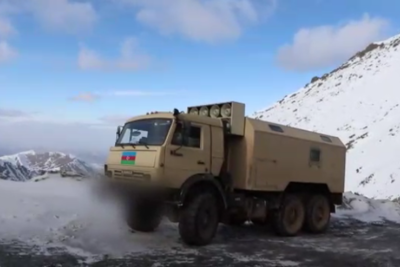 Call for prayer sounded at Omar pass in direction of Murovdag (VİDEO)