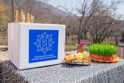 Heydar Aliyev Foundation gives Nowruz presents to poor families  (PHOTOS)