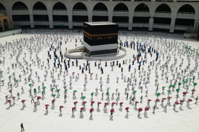 Hajj in Mecca during the COVID pandemic