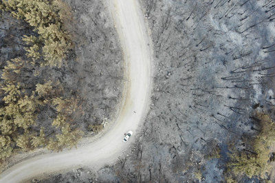 Heavy rains help extinguish fires in Antalya